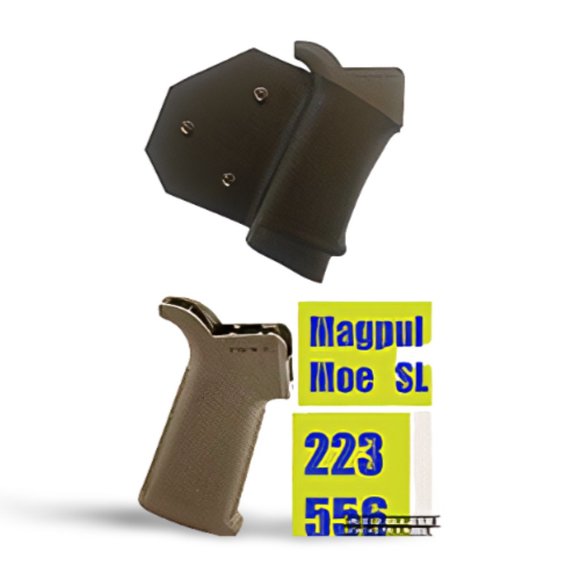 Featureless California Fin Grip Wrap Magpul Moe SL SAR 223 CA Legal Compliant - Picture 1 of 2